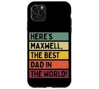 Voici Maxwell The Best Dad In The World Father's Day Retro Coque pour iPhone 11 Pro Max