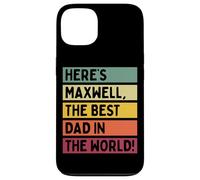 Voici Maxwell The Best Dad In The World Father's Day Retro Coque pour iPhone 13