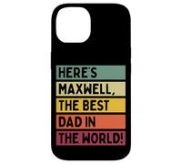 Voici Maxwell The Best Dad In The World Father's Day Retro Coque pour iPhone 14