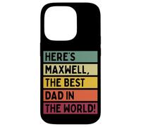 Voici Maxwell The Best Dad In The World Father's Day Retro Coque pour iPhone 14 Pro