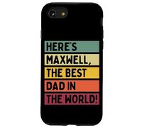 Voici Maxwell The Best Dad In The World Father's Day Retro Coque pour iPhone SE (2020) / 7 / 8