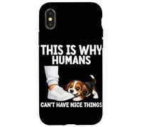 Voici Pourquoi Les Humains ne Peuvent Pas Avoir de Belles Choses Amusantes pour Chiens de Compagnie Coque pour iPhone X/XS
