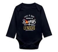 Voici Ressemble Un Bogosse Supporter Lensois Body Manches Longues Bébé Bio