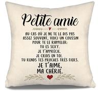 Voici Un Coussin pour Te Le rappeler Tu ES Sexy Je t’apprécie Je Crois en toi Je t’Aime Ma chéri Housses de Coussin pour la Petite Amie de Petit ami Anniversaire Saint-Valentin Cadeau de Noël