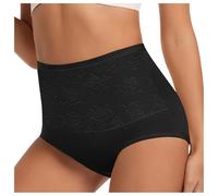 Voici un titre de produit basé sur vos souhaits : « Slips sans couture en soie glacée taille haute lift aux hanches avec motif de pétales de rose pour femmes », Noir , XL