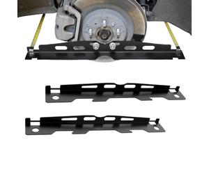 Voici un titre de produit raffiné suivant votre format : outil d'alignement avant, plaques de mesure de pneus, kit d'étalonnage robuste, construction en fer de précision