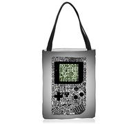 VOID 8-Bit Game Sac de courses en polyester Motif Pixel Boy, multicolore, m