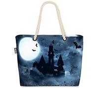 VOID Lune du château de Dracula Sac de Plage XXL 58x38x16cm 23L provisions Voyage bandoulière Beach Bag Shopper