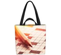 VOID Magazine de mots croisés Sac de courses 33 x 33 x 14 cm, 15 l Shopper Sac Shopping Bag