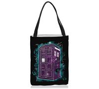 VOID Space Box Sac à provisions en polyester Sac de courses Sac de courses Sac Voyage dans le temps Série Police, multicolore, m