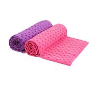 voidbiov Quick Dry antidérapant Yoga Serviettes (4 Couleurs) avec Sac de Transport en Maille, Extra Long 62 x 183cm, Dot Grip Bikram Yoga Serviette