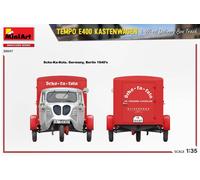 MiniArt Maquette voiture Tempo E400 Kastenwagen 3-roues caisse de livraison 38047
