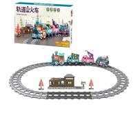 Voie ferrée de décoration d'arbre de Noël,voie ferrée de Noël,Ensemble de train électrique de Noël - Ensembles de trains de Noël classiques, train de vacances de Noël mignon, accessoires de Noël élect