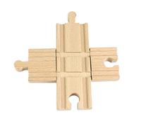 Voie ferrée en Bois, Voies transversales, Accessoire de Gare ferroviaire, Compatible avec Les Grandes Marques