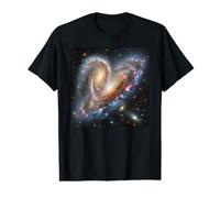 Voie lactée et Andromeda Galactic Star Crash T-Shirt Graphique avec Valeur