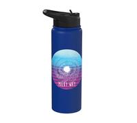 Voie Lactée galaxie astronomie étoiles espace univers ciel Stainless Steel Insulated Water Bottle