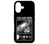 Voie lactée Système Solaire Terre Vous êtes Ici Astronomie Science Coque pour iPhone 17