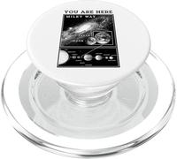 Voie lactée Système Solaire Terre Vous êtes Ici Astronomie Science PopSockets PopGrip pour MagSafe