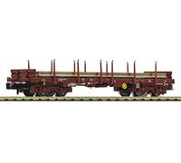 Voie N Fleischmann 6660002 - Wagon Plat ,FS Rmms + Schienen-Ladung Neuf Dans Ovp