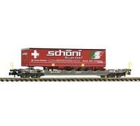 Voie N Fleischmann 6660038 - Wagon-Poche T5,Hupac " Schöni " Neuf Emballage