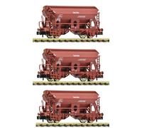Fleischmann 6660071 Lot de 3 N : wagons de toit pivotants de la DR
