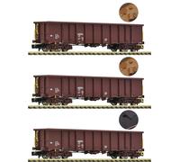 Voie N Fleischmann 6660074 - 3-tlg. Jeu : Ouvert Wagons,ÖBB Neuf Emballage