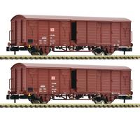 Voie N Fleischmann 826213 - 2-tlg. Jeu : Couvert Marchandises, DB Ag Neuf Scellé