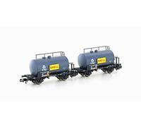 Hobbytrain H24831 Lot de 2 wagons-citernes légers VTG/Shell de la DB