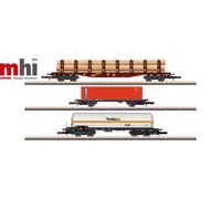 Voie Z Märklin 82596 3-tlg. Ensemble de Wagons Marchandises En Charges Entiers
