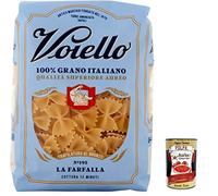 Voiello Pasta Farfalle Lot de 20 pâtes 100 % italiennes N 192 500 g + Italian Gourmet Polpa 400 g