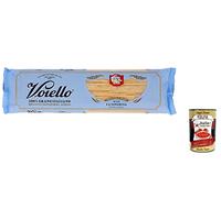 Voiello Pasta Spaghetto linguine Gran Lot de 12 pâtes spaghetto 100 % italiennes 500 g + Polpa 400 g