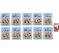 Voiello Pâtes Mezze Maniche Rigate N°122 – Lot de 5 x 500 g + Polpa Italian Gourmet 400 g