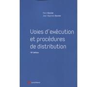 Voies d execution et procedures de distribution Jean-Baptiste Donnier (Auteur), Marc Donnier (Auteur)