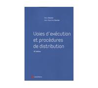 Voies d execution et procedures de distribution - Marc Donnier - LexisNexis - broché - Scolaire / Universitaire