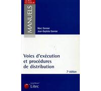 Voies d'exécution et procédures de distribution (ancienne édition)