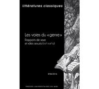 Voies du genre XVIe XVIIIe siècle Rapports de sexe et roles sexues - Pierre Ronzeaud - Presses Universitaires Du Midi - broché - Revue