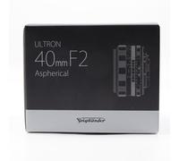 Voigtlander Ultron 40mm f/2 SL II-S Noir pour monture Nikon F [Neuf] #2LJ