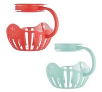 Voihamy Machine À Pop-Corn Popcorn Maker - Micro-Pop -Ondes Popcorn Popper - Pot -Ondes Air Poppers Snack - Pot Multifonction sans BPA 2,25 litres Passe Au Lave-Vaisselle pour La Maison