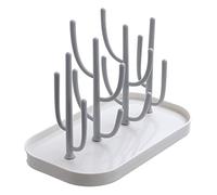 Voihamy Séchoir À Biberons Bébé, Egouttoir Biberon Bebe, Porte Biberon Egouttoir, Egoutte-biberons Arbre, Support De Séchage De Biberon, Petit Porte-biberon Portable avec Plateau Supérieur