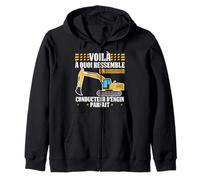 Voilà à Quoi Ressemble Un Conducteur d_Engin Pelleteuse Sweat à Capuche