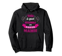 Voila à quoi ressemble une Super Mamie - Cadeau - Citation Sweat à Capuche