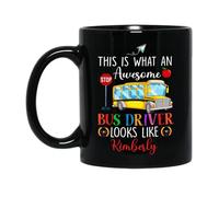Voilà Ce Qu'Est Un Chauffeur De Bus Génial Tasse À Thé Unique Mug Drôle Tasse À Café Cadeau Mignon Pour Anniversaire Pâques Collègue 330ml