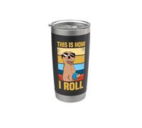 Voilà comment je roule Boulespieler Petanque Boule Gobelet isotherme en acier inoxydable double paroi