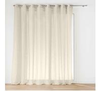 Douceur d'Intérieur – Voilage Carlin XXL à œillets 300 x 240 cm Voile tissé Lin