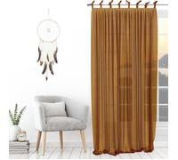 Voilage à nouettes 135x250 cm SPIRIT bronze, par Soleil d'ocre