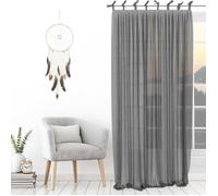 Voilage à nouettes 135x250 cm SPIRIT gris, par Soleil d'ocre