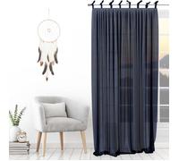 Voilage à nouettes 135x250 cm SPIRIT orage, par Soleil d'ocre