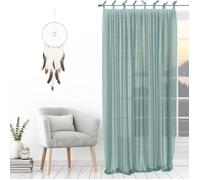 Voilage à nouettes 135x250 cm SPIRIT vert d'eau, par Soleil d'ocre