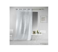 Voilage Douceur D'interieur Voilage a oeillets 140 x 280 cm effet lin Haltona Blanc