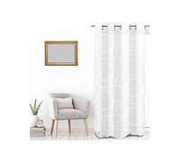 Voilage à oillets Circle 135x250 cm